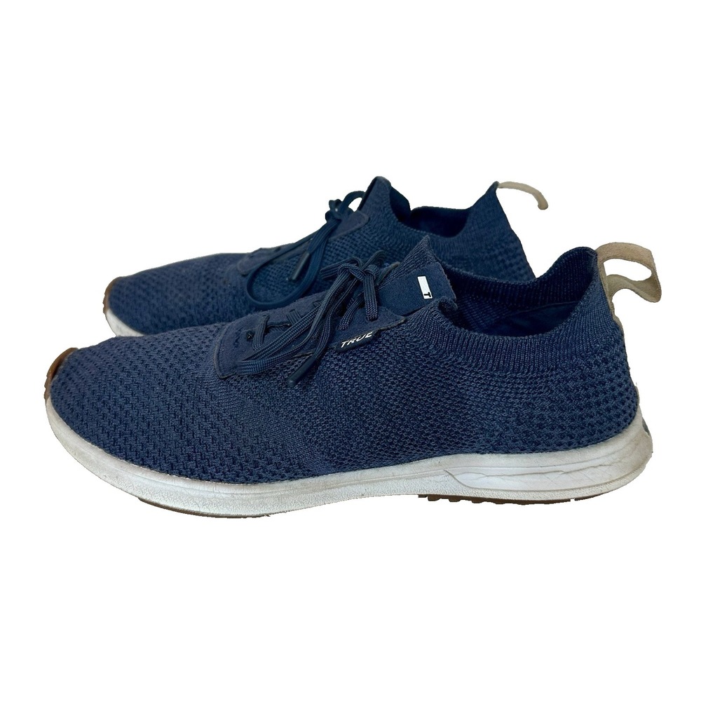 True Linkswear Shoes All Day Knit II Blue Spikeless Golf Mens Size 9 Comfort